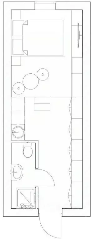 2-к кв. Москва 2-я Тверская-Ямская ул., 18 (22.5 м) - Фото 2