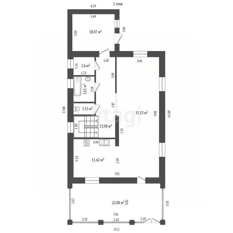 Дом в Мордовия, Саранск ул. 2-я Набережная, 56 (140 м) - Фото 2