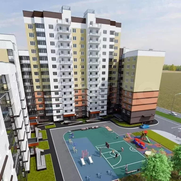 2-к. квартира, 59 м, 8/12 эт. - Фото 1