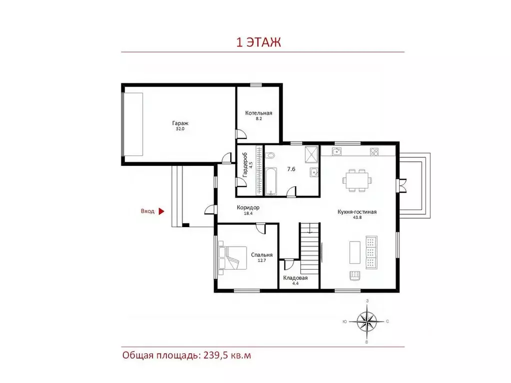 Дом в Москва № 3 кв-л,  (240 м) - Фото 2