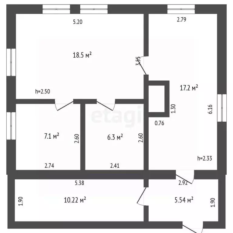 Дом в Кемеровская область, Юрга Кузбасский пер., 15 (49 м) - Фото 1