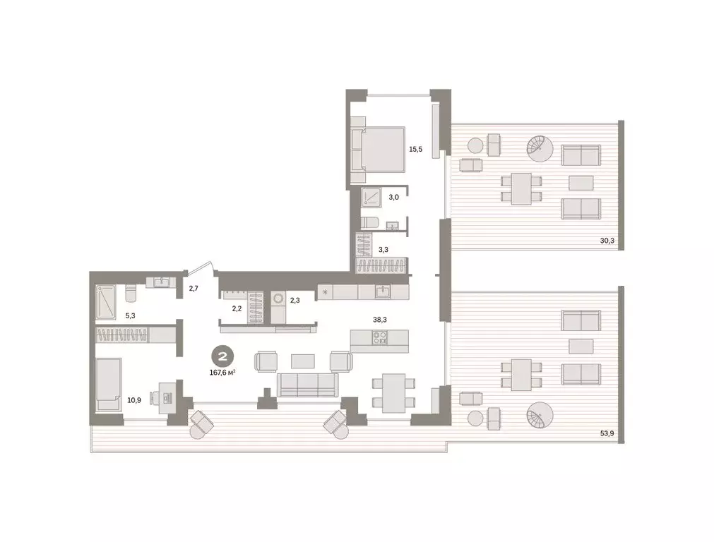 2-комнатная квартира: Тюмень, микрорайон ДОК, Воронинская улица, 45 ... - Фото 1