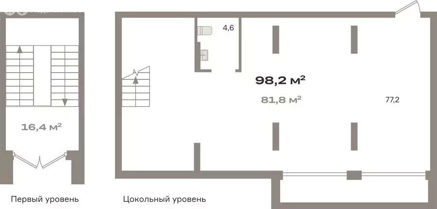 Помещение свободного назначения (98.2 м) - Фото 2