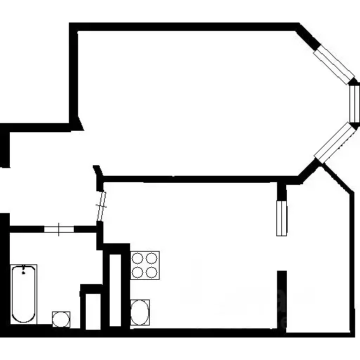 1-к кв. Санкт-Петербург ул. Летчика Лихолетова, 14к2 (32.2 м) - Фото 2
