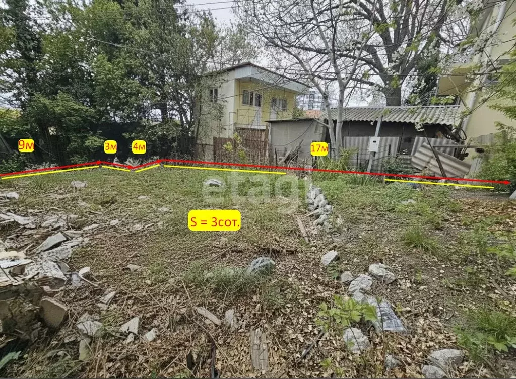 Участок в Крым, Ялта муниципальный округ, Парковое пгт ш. Парковое, 6А ... - Фото 2