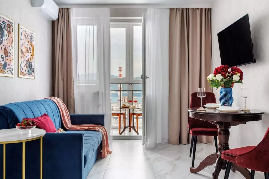 1-к кв. Краснодарский край, Новороссийск ул. Куникова, 47Ак2 (34.0 м) - Фото 2