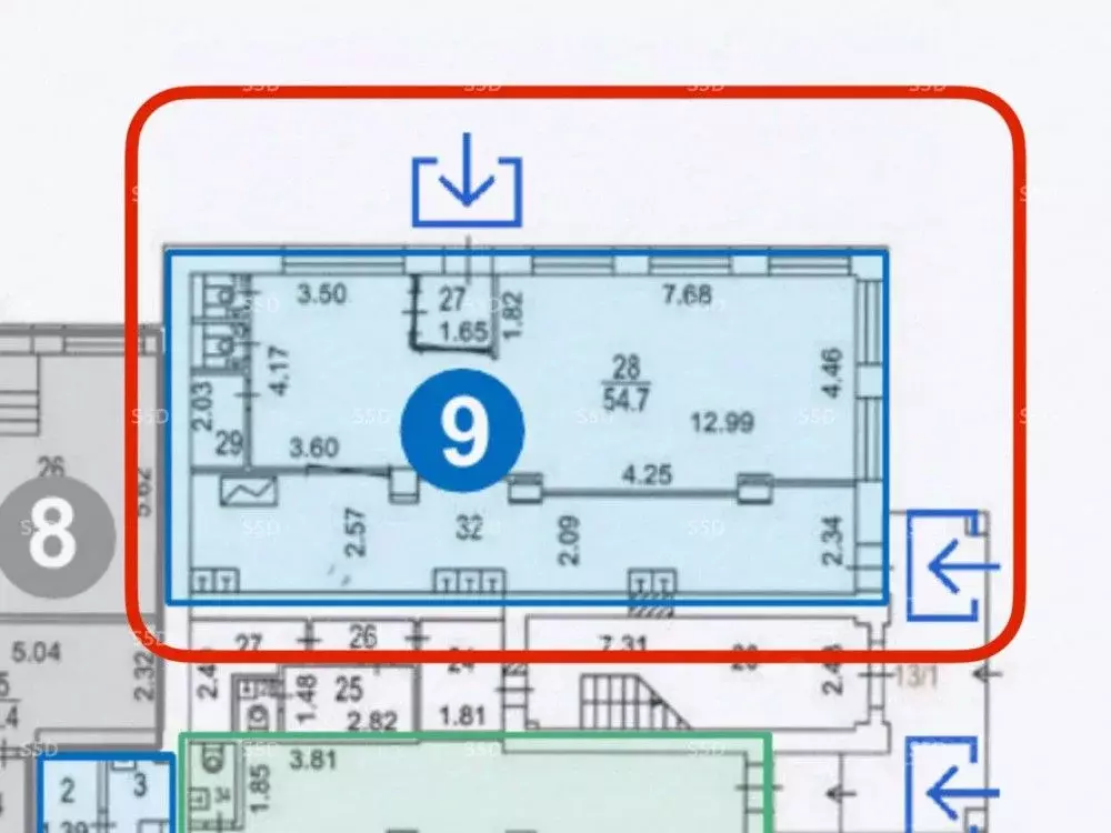 Торговая площадь в Москва Электродный проезд, 16 (92 м) - Фото 1