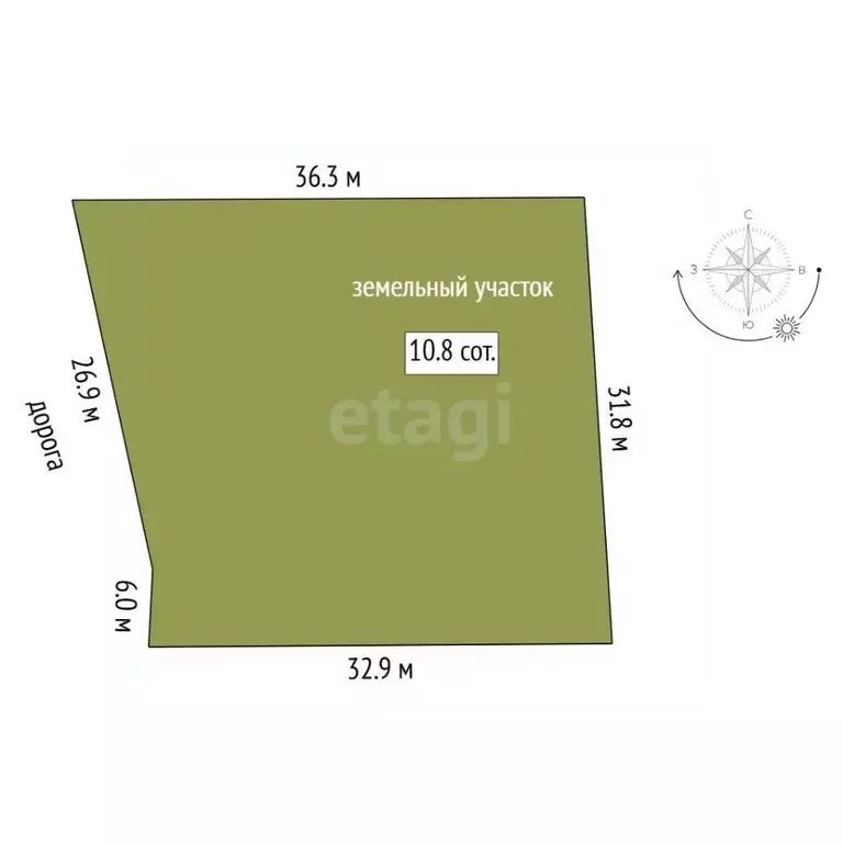 Участок в Тюменская область, Тюмень Звенящие Кедры Тюмени ДНП,  (11.0 ... - Фото 1