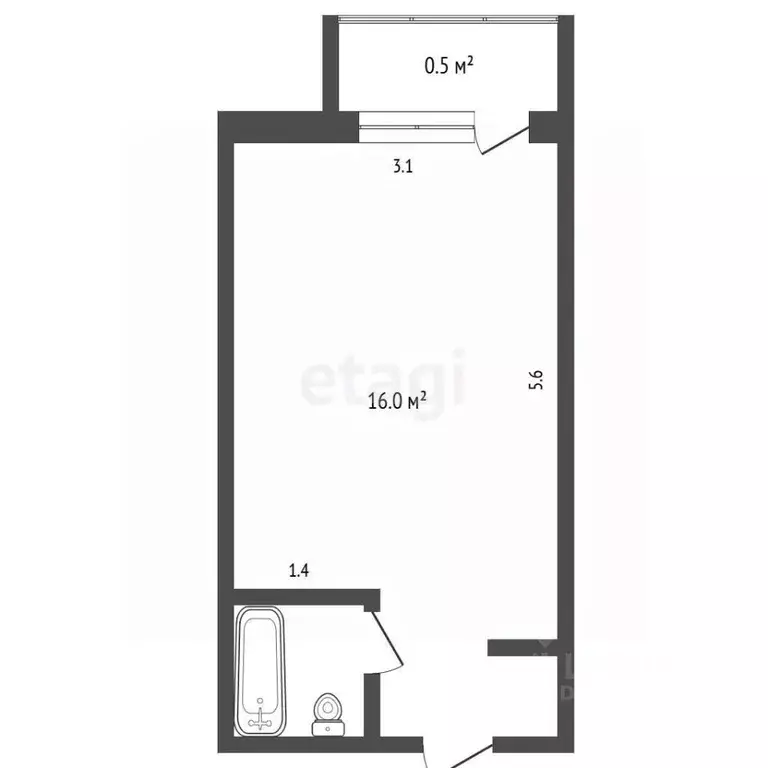 Комната Мордовия, Саранск Пролетарская ул., 92А (17.0 м) - Фото 2