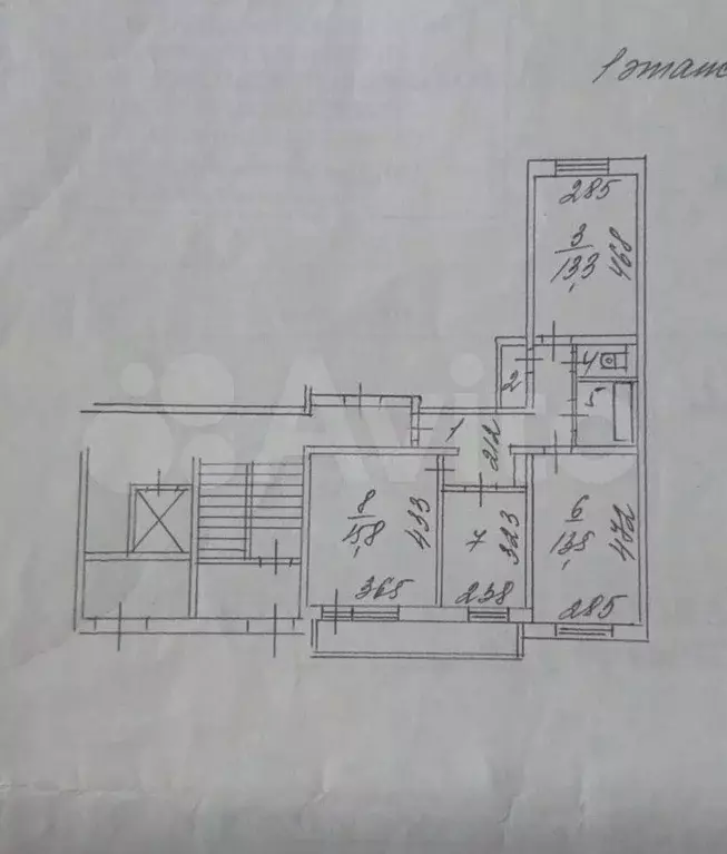 3-к. квартира, 64,3 м, 1/9 эт. - Фото 0