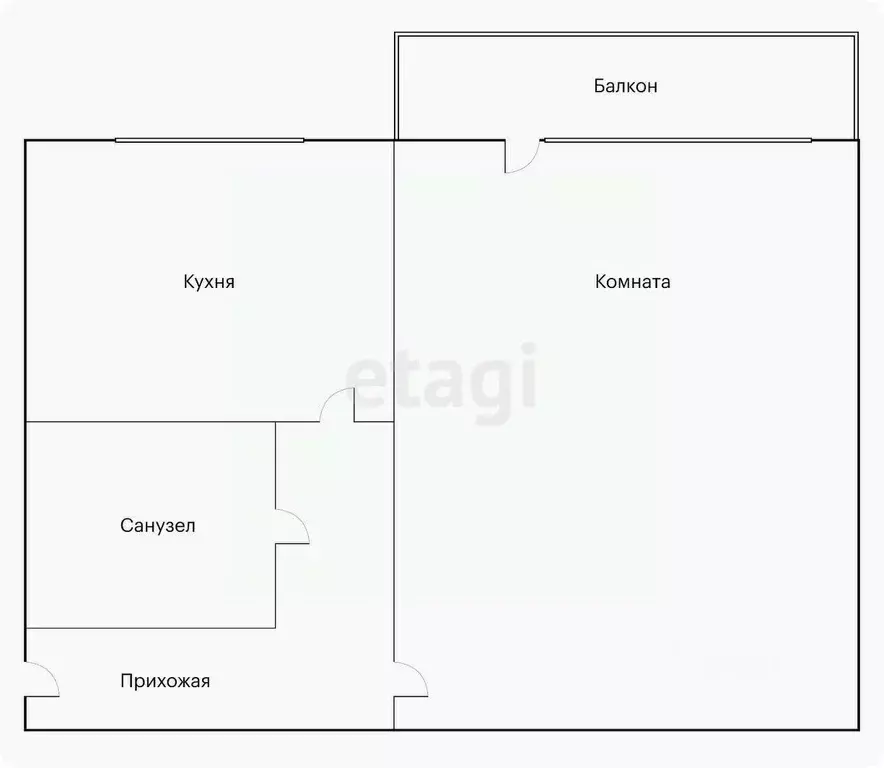 1-к кв. Удмуртия, Сарапул ул. Чистякова, 40А (24.0 м) - Фото 1