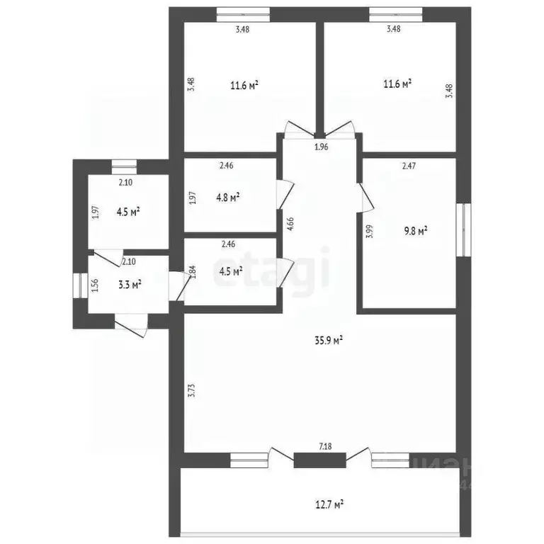 Участок в Тюменская область, Тюменский муниципальный округ, д. Елань ... - Фото 2