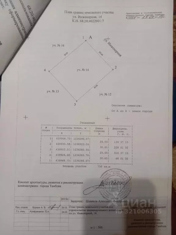 Участок в Тамбовская область, Тамбов ул. Суравская, 14 (7.5 сот.) - Фото 0