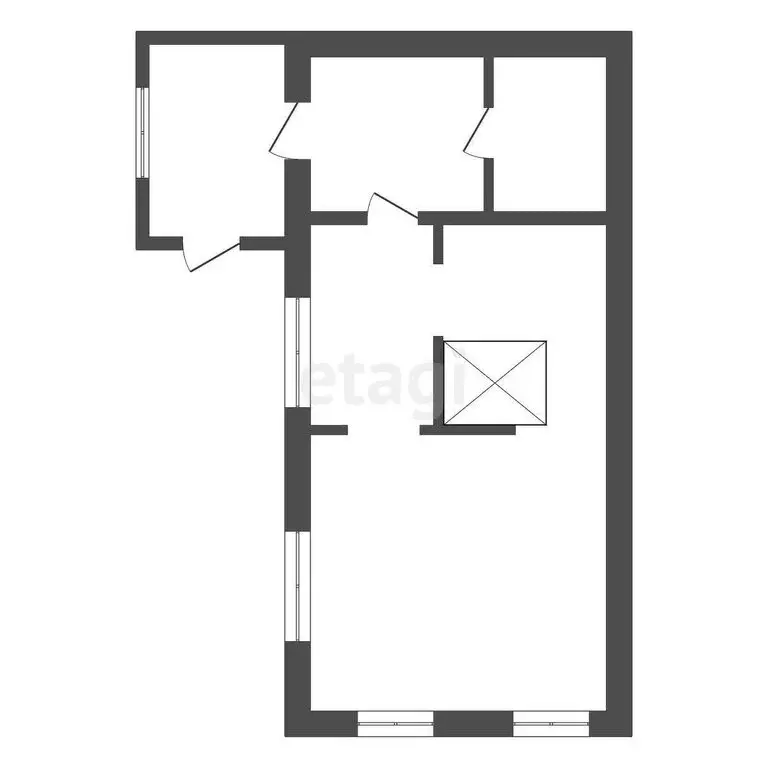 Дом в Кыштым, улица Маяковского (35.4 м) - Фото 0