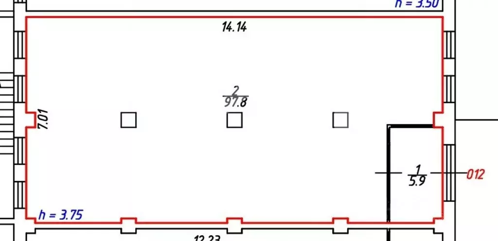 Помещение свободного назначения в Москва Варшавское ш., 141к10 (104 м) - Фото 2