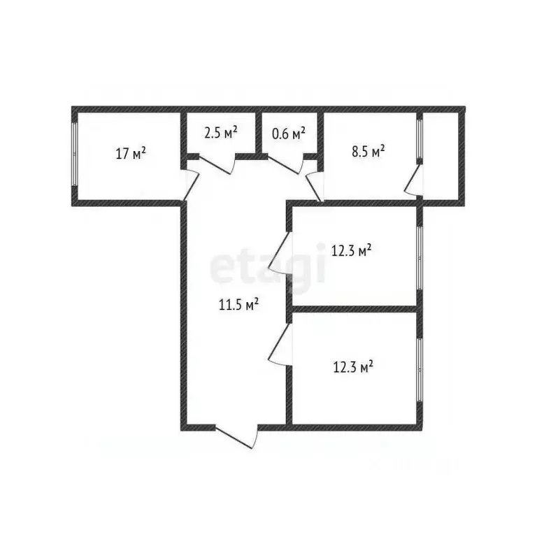 3-к кв. Дагестан, Каспийск просп. М. Омарова, 4 (72.9 м) - Фото 0