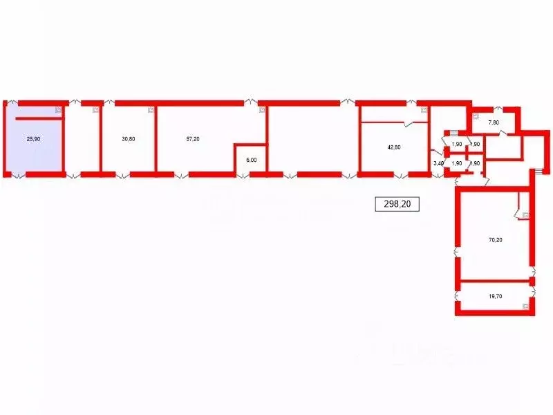 Торговая площадь в Ленинградская область, Гатчина ул. Куприна, 10/18 ... - Фото 2