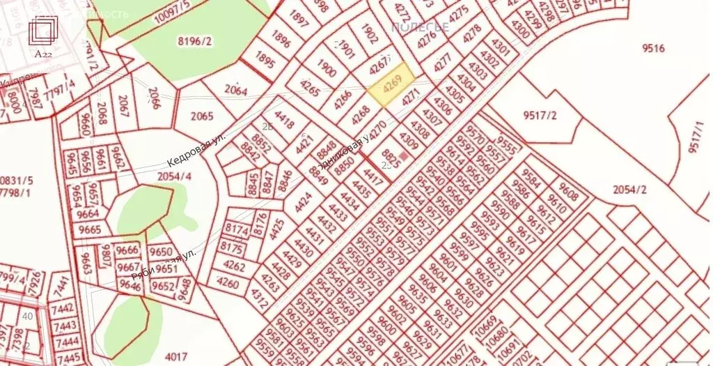 Участок в село Фирсово, Кедровая улица, 28 (15 м) - Фото 2