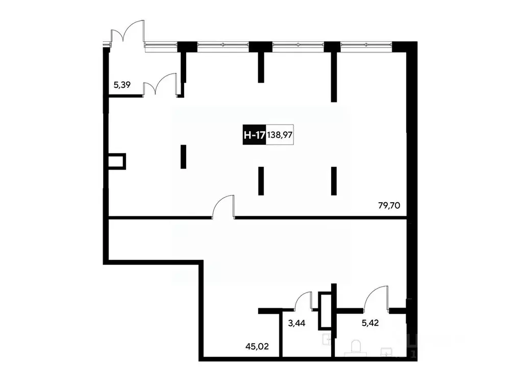 Помещение свободного назначения в Московская область, Реутов 3-й мкр, ... - Фото 1
