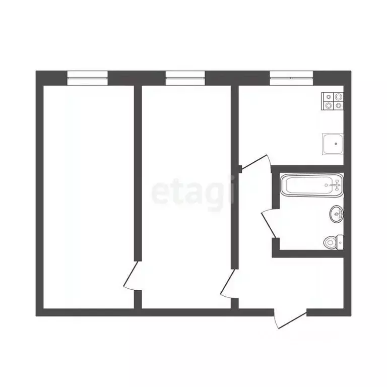 2-к кв. Камчатский край, Петропавловск-Камчатский Козельская ул., 14 ... - Фото 1