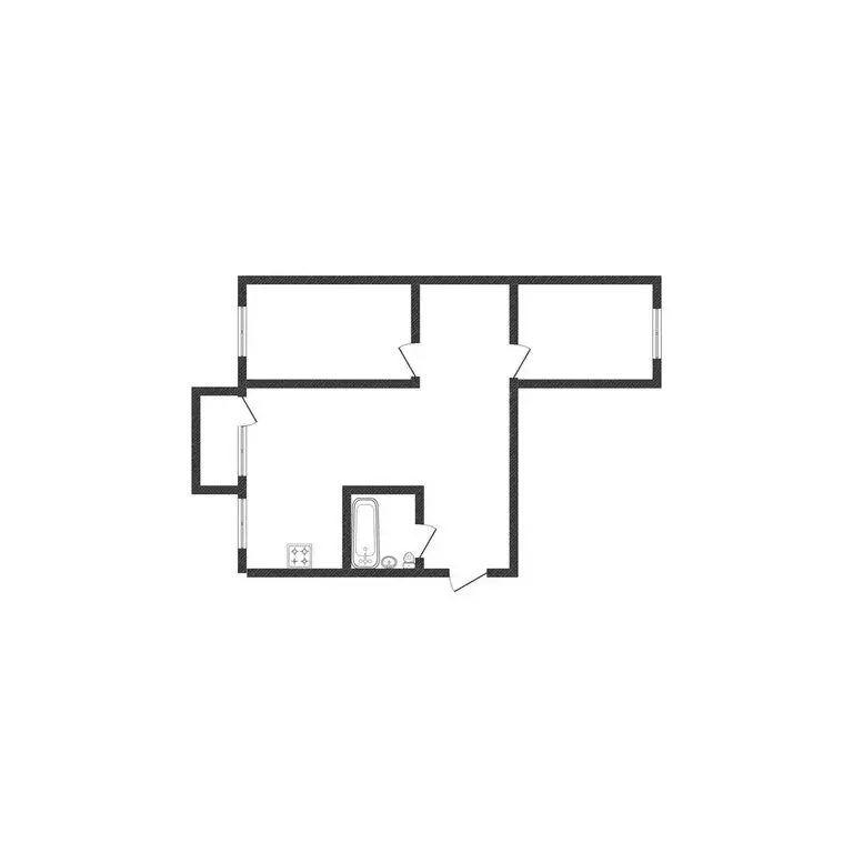 2-комнатная квартира: Бийск, улица имени Героя Советского Союза ... - Фото 1