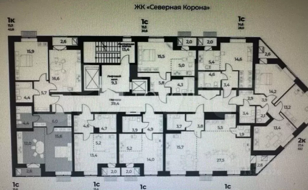 2-к кв. Новосибирская область, Новосибирск ул. Имени генерал-майора ... - Фото 1