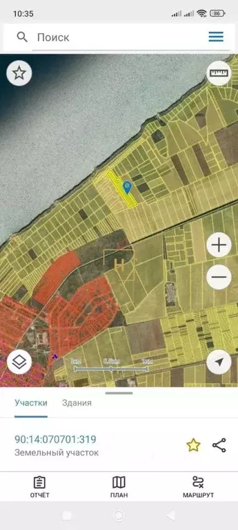 Участок в Крым, Черноморский район, с. Межводное  (480.0 сот.) - Фото 1