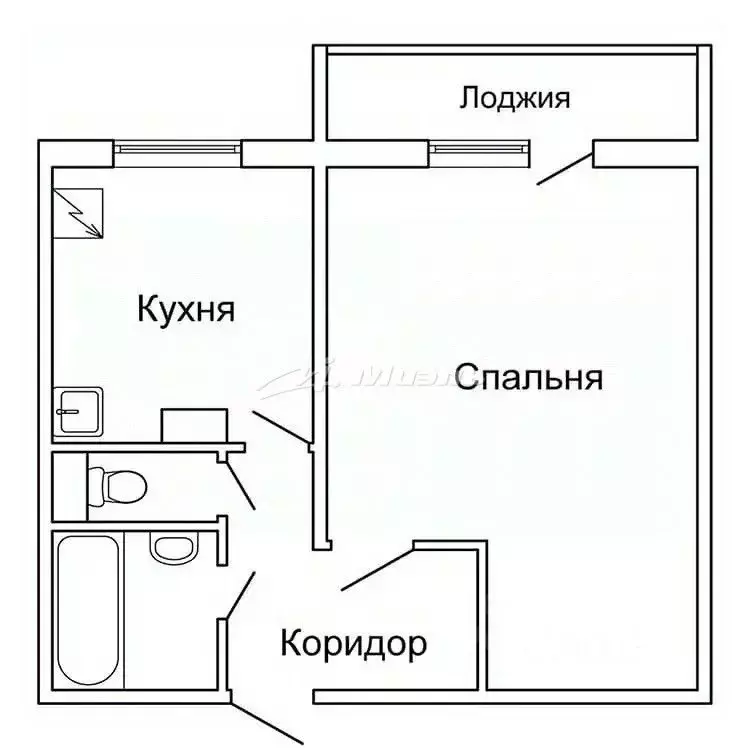 1-к кв. Крым, Саки ул. Ленина, 31 (28.4 м) - Фото 1