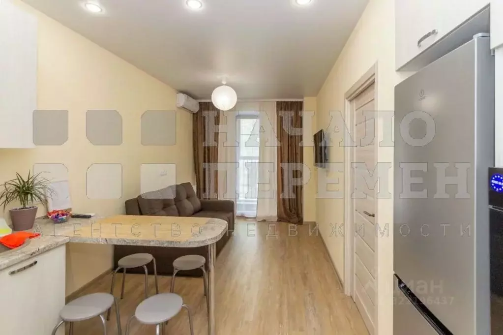 Студия Новосибирская область, Новосибирск ул. Ясный Берег, 12 (42.0 м) - Фото 1