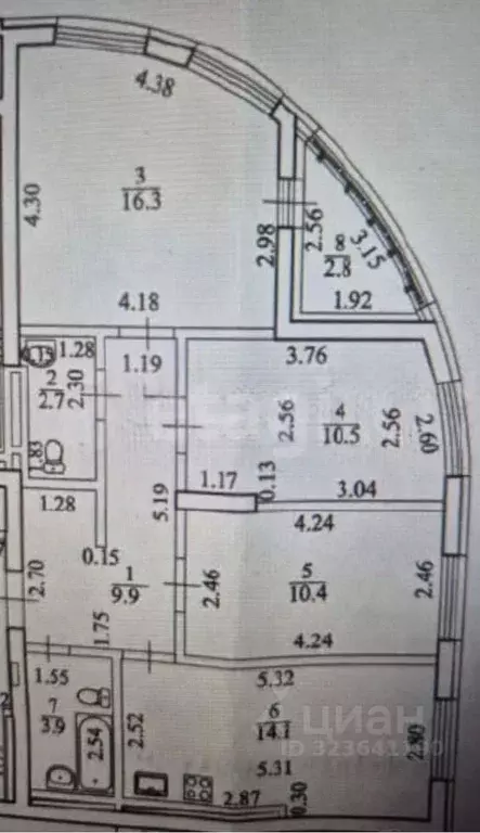 3-к кв. Башкортостан, Уфа Дема жилрайон, Экогород Яркий мкр, ул. ... - Фото 1