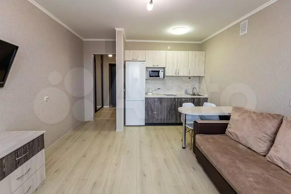 Квартира-студия, 27,2 м, 6/9 эт. - Фото 1