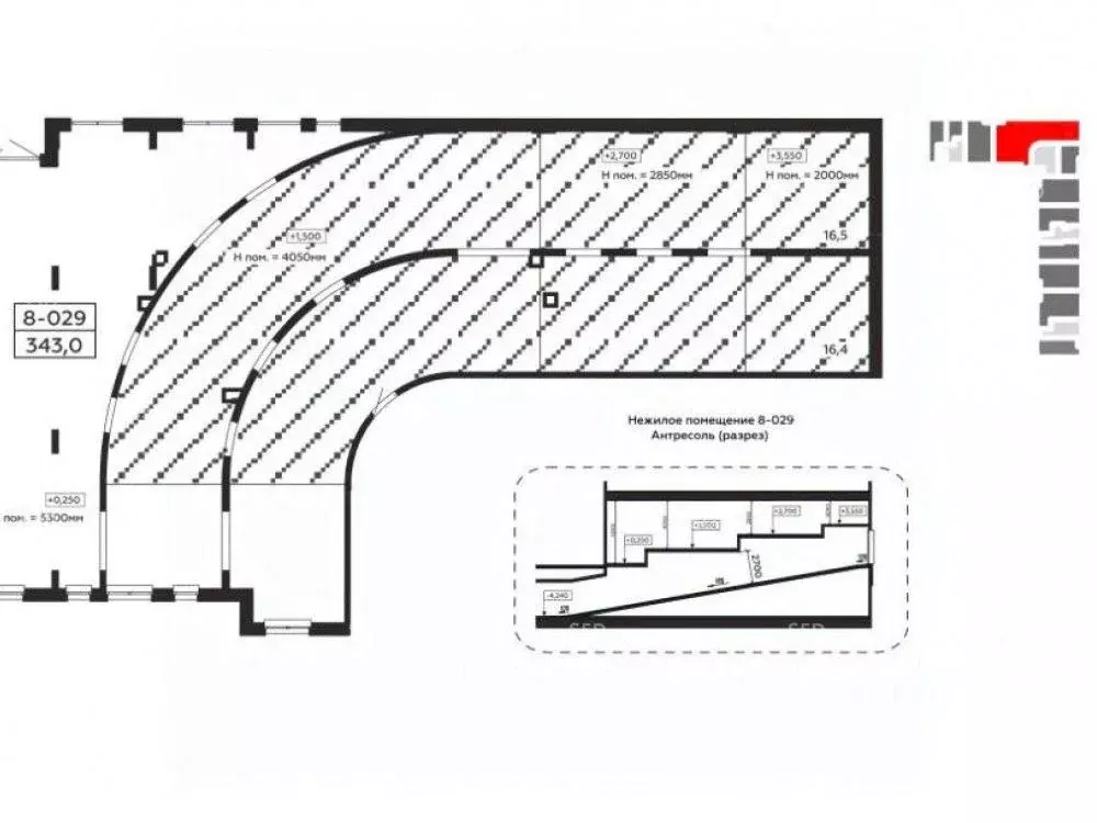 Помещение свободного назначения в Москва бул. Скандинавский, 17 (343 ... - Фото 2