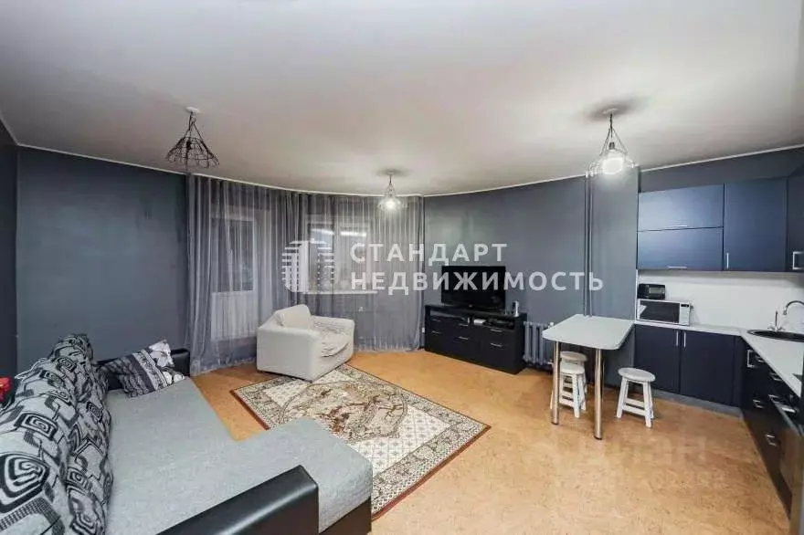 Студия Тюменская область, Тюмень Войновка мкр, ул. Энергостроителей, ... - Фото 2