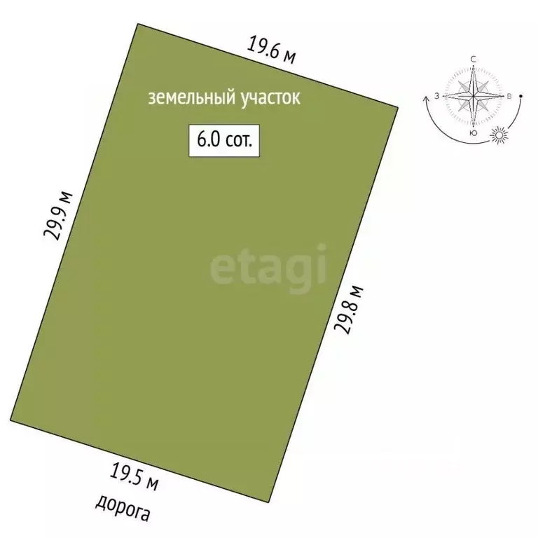 Участок в Ямало-Ненецкий АО, Новый Уренгой ул. 2-я Запрудная, 21 (6.01 ... - Фото 2