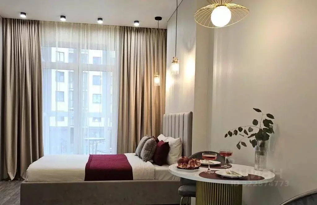 1-к кв. Калининградская область, Калининград Октябрьская ул., 12 (25.0 ... - Фото 1