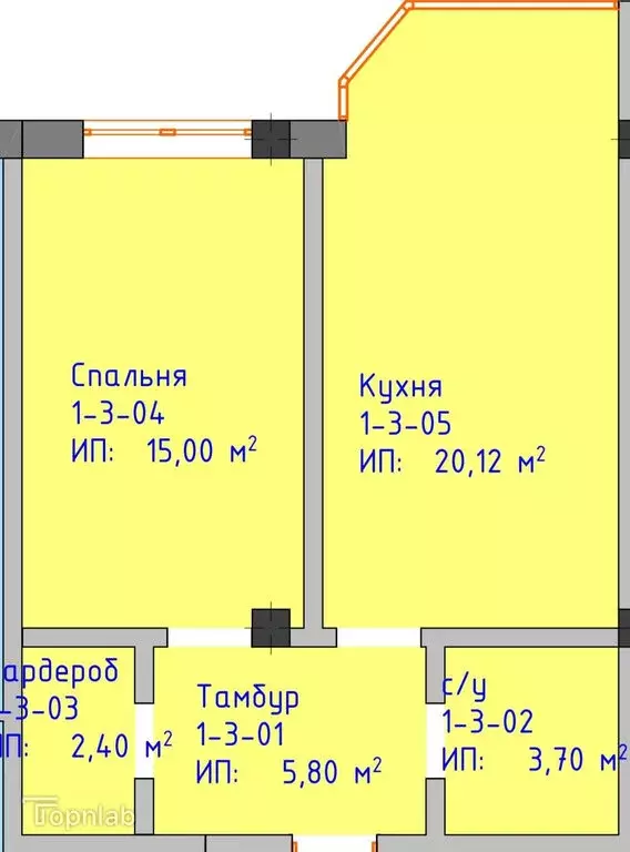 1-комнатная квартира: Нальчик, Кабардинская улица, 191А (46.7 м) - Фото 0