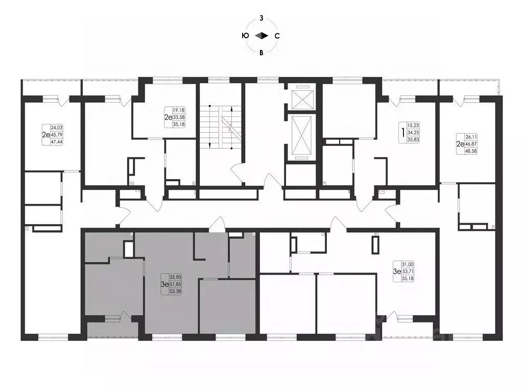 3-к кв. Воронежская область, Воронеж Первое Мая мкр, Май жилой ... - Фото 2