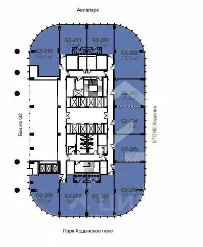 Помещение свободного назначения в Москва Ходынский бул., 20Ас1 (108 м) - Фото 2
