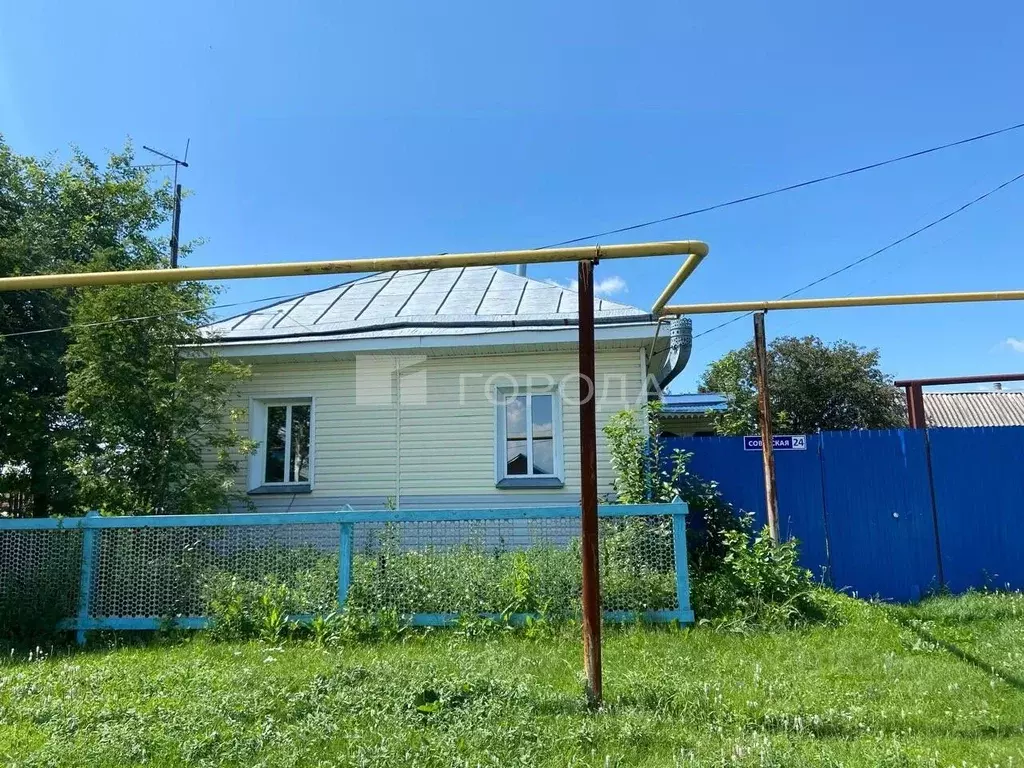 Дом в Новосибирская область, Колыванский район, с. Соколово Советская ... - Фото 0