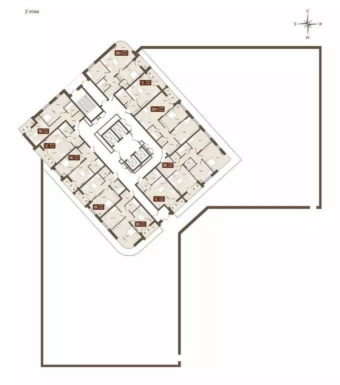 квартира-студия, 31.12 м - Фото 1