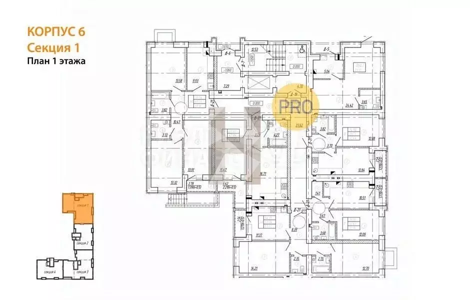 2-к кв. Калининградская область, Калининград Петровский мкр,  (54.21 ... - Фото 2