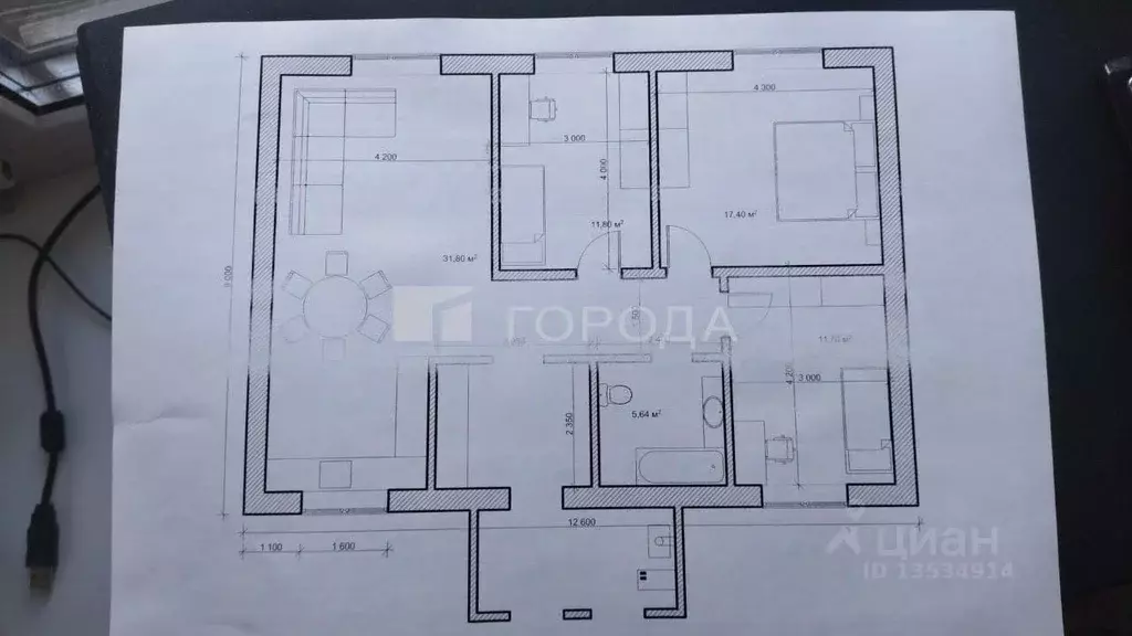 Дом в Алтайский край, Первомайский район, с. Фирсово ул. Пионовая, 39 ... - Фото 2