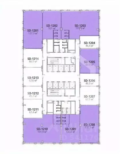 Помещение свободного назначения в Москва Дмитровский проезд, вл1Г (137 ... - Фото 2