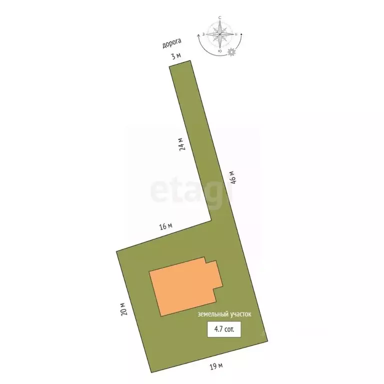 Дом в Ростовская область, Аксай ул. Гагарина (100 м) - Фото 2