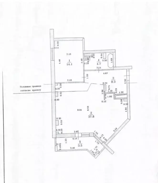 2-комнатная квартира: Казань, Волочаевская улица, 6 (65.9 м) - Фото 1