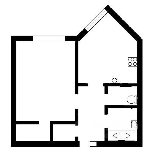1-к кв. Санкт-Петербург Белградская ул., 26к9 (41.6 м) - Фото 2