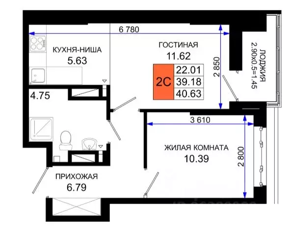 1-к кв. Ростовская область, Ростов-на-Дону Нефтекачка кв-л, Октябрь ... - Фото 0