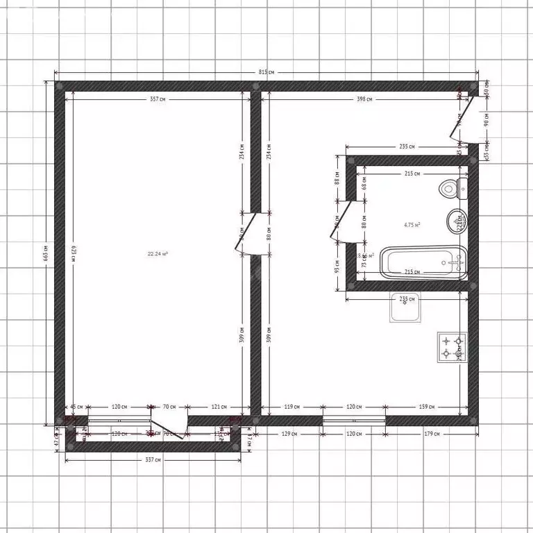 1-комнатная квартира: Ангарск, микрорайон 6А, 9 (35 м) - Фото 1