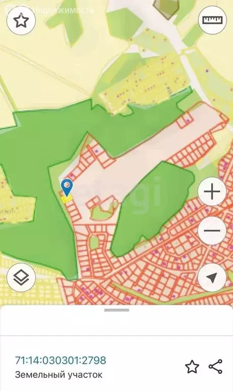 Участок в Тульская область, городской округ Тула, деревня Струково (15 ... - Фото 1