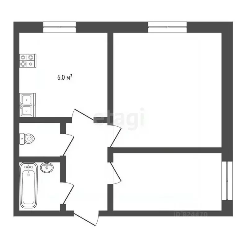 2-к кв. Московская область, Богородский городской округ, д. Большое ... - Фото 2